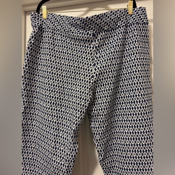 Ingredients Blue and White Patterned Pants - Picture 2 of 6
